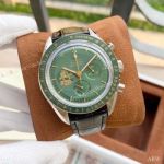 Buy Replica Omega Speedmaster Apollo Eleven Watches Green Dial Moonshine Gold Case_th.jpg